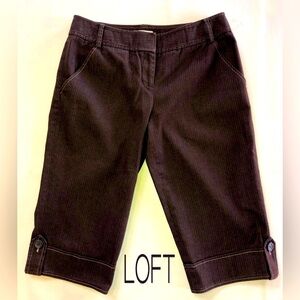 NWOT Marisa Skimmer Bermuda Pedal-Pusher Cuffed LOFT Shorts (6)